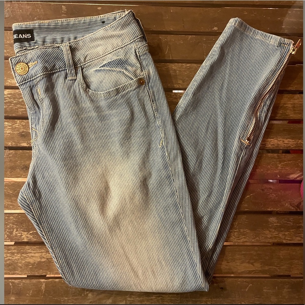 Express Railstripe denim
